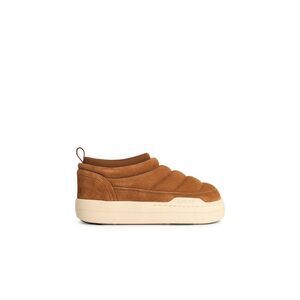 Moonboot 'Park' Suede Cognac Sneakers Women
